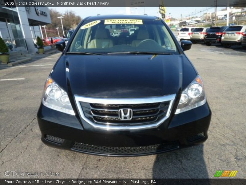 Nighthawk Black Pearl / Ivory 2009 Honda Odyssey EX-L