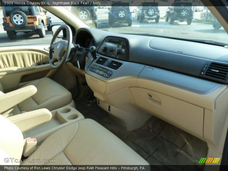 Nighthawk Black Pearl / Ivory 2009 Honda Odyssey EX-L