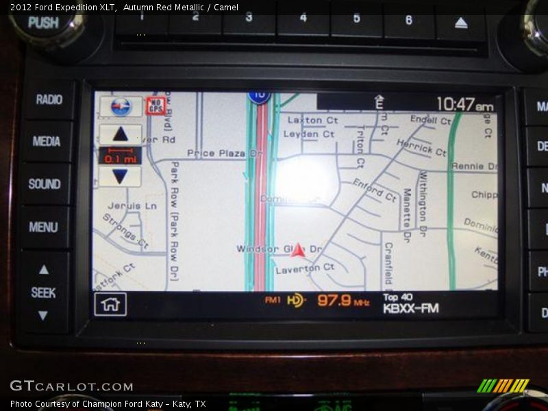 Navigation of 2012 Expedition XLT