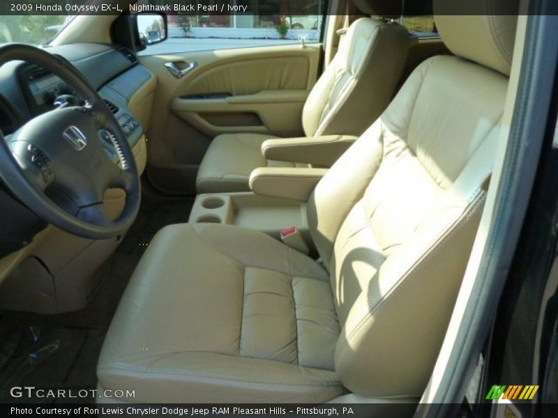 Nighthawk Black Pearl / Ivory 2009 Honda Odyssey EX-L