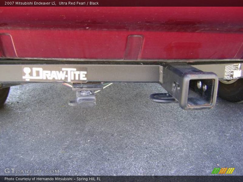 Ultra Red Pearl / Black 2007 Mitsubishi Endeavor LS
