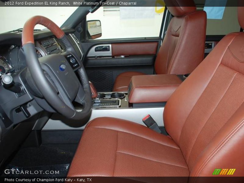 White Platinum Tri-Coat / Chaparral 2012 Ford Expedition EL King Ranch