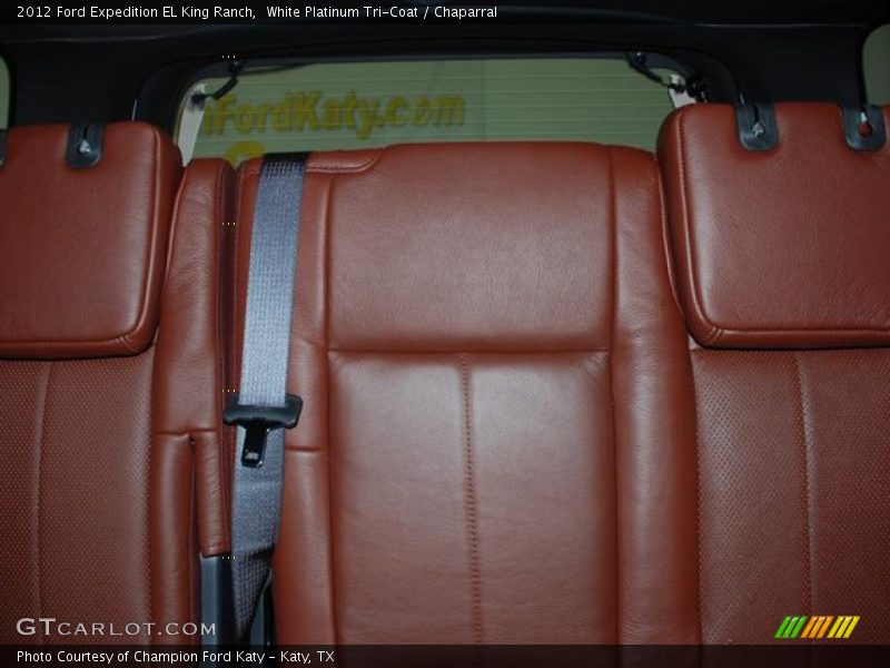 White Platinum Tri-Coat / Chaparral 2012 Ford Expedition EL King Ranch