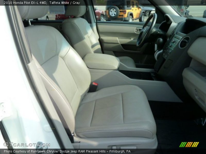 Taffeta White / Gray 2010 Honda Pilot EX-L 4WD