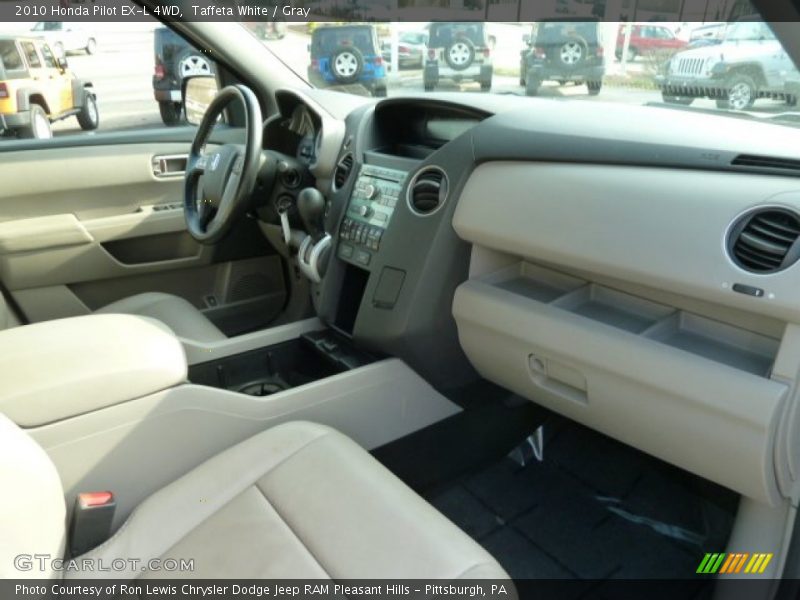 Taffeta White / Gray 2010 Honda Pilot EX-L 4WD