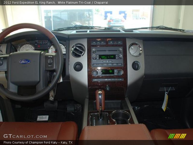 White Platinum Tri-Coat / Chaparral 2012 Ford Expedition EL King Ranch