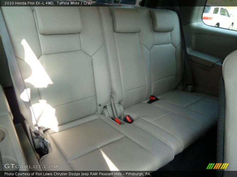 Taffeta White / Gray 2010 Honda Pilot EX-L 4WD