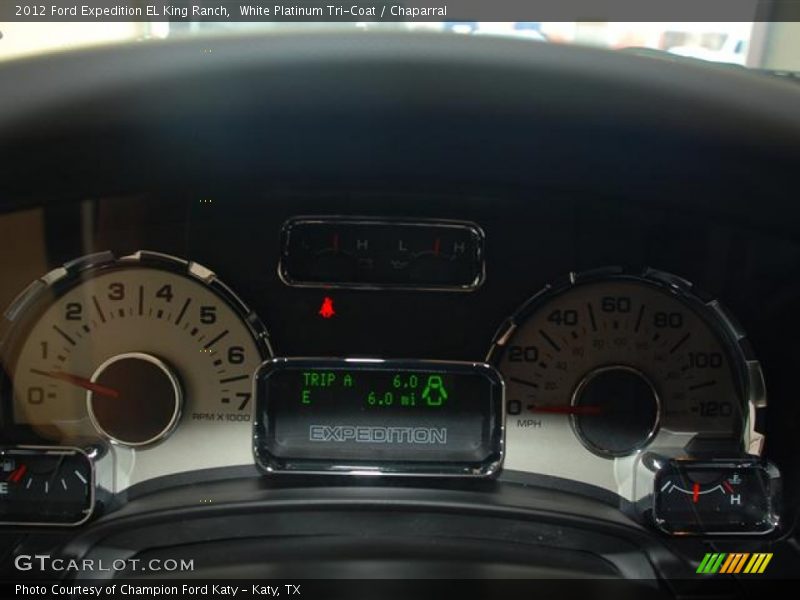 White Platinum Tri-Coat / Chaparral 2012 Ford Expedition EL King Ranch