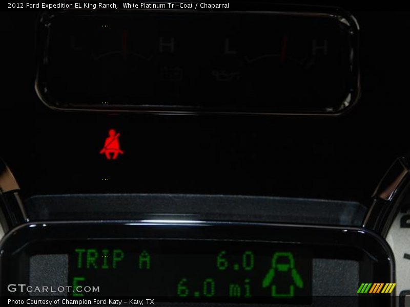 White Platinum Tri-Coat / Chaparral 2012 Ford Expedition EL King Ranch