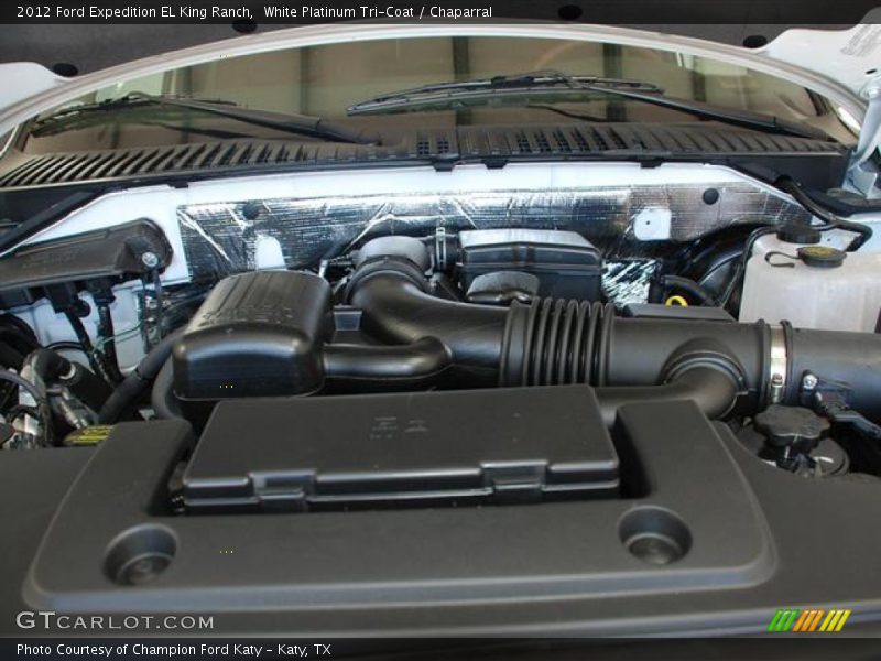 White Platinum Tri-Coat / Chaparral 2012 Ford Expedition EL King Ranch