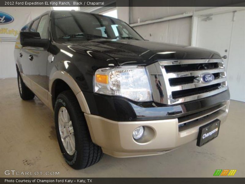 Black / Chaparral 2012 Ford Expedition EL King Ranch
