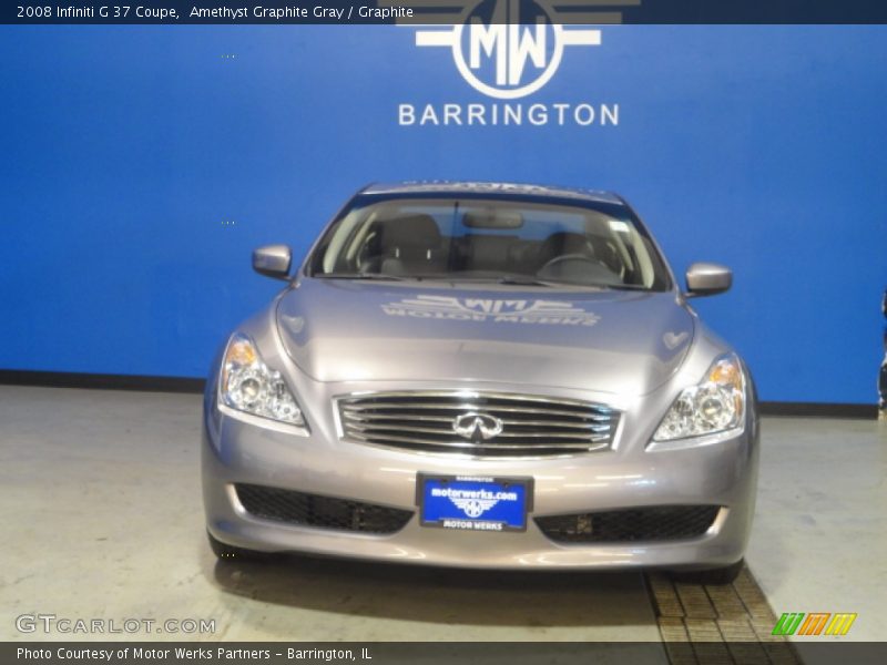 Amethyst Graphite Gray / Graphite 2008 Infiniti G 37 Coupe