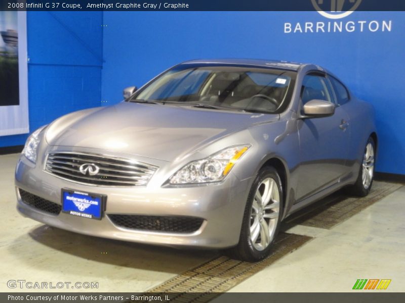 Amethyst Graphite Gray / Graphite 2008 Infiniti G 37 Coupe