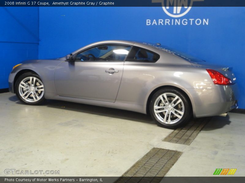 Amethyst Graphite Gray / Graphite 2008 Infiniti G 37 Coupe