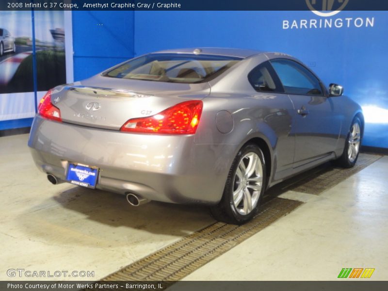 Amethyst Graphite Gray / Graphite 2008 Infiniti G 37 Coupe
