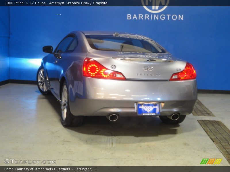 Amethyst Graphite Gray / Graphite 2008 Infiniti G 37 Coupe
