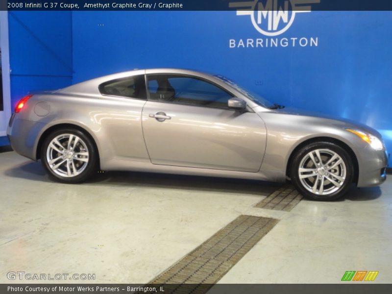 Amethyst Graphite Gray / Graphite 2008 Infiniti G 37 Coupe