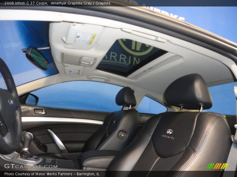 Amethyst Graphite Gray / Graphite 2008 Infiniti G 37 Coupe