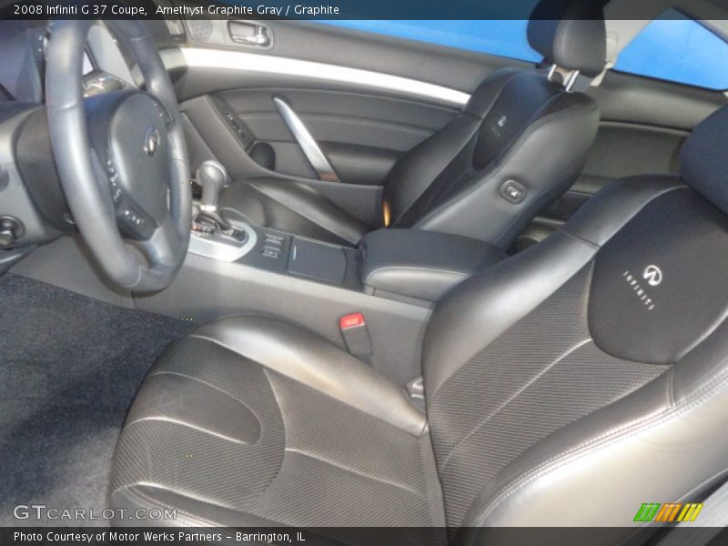 Amethyst Graphite Gray / Graphite 2008 Infiniti G 37 Coupe
