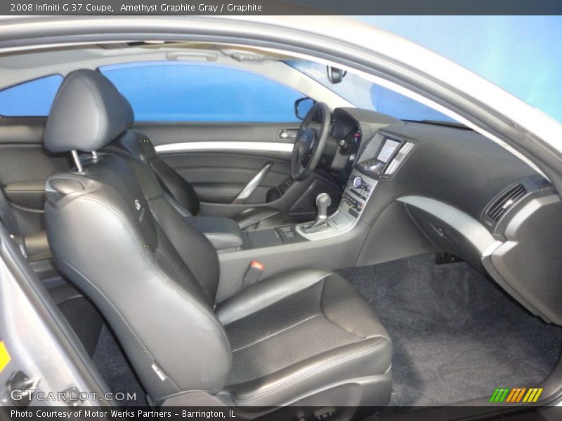 Amethyst Graphite Gray / Graphite 2008 Infiniti G 37 Coupe
