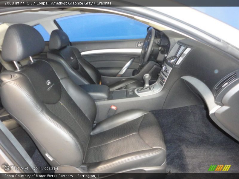 Amethyst Graphite Gray / Graphite 2008 Infiniti G 37 Coupe