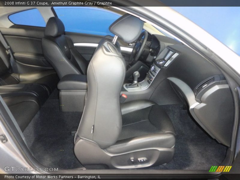 Amethyst Graphite Gray / Graphite 2008 Infiniti G 37 Coupe