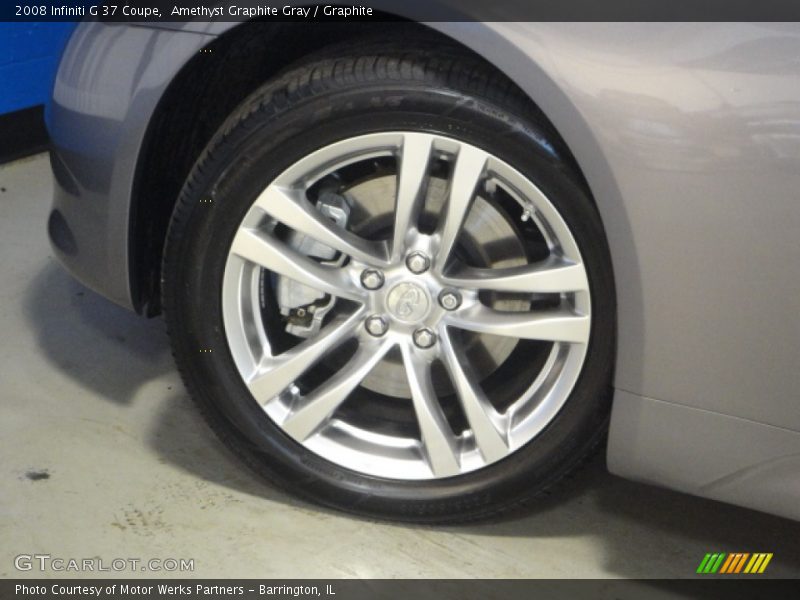 Amethyst Graphite Gray / Graphite 2008 Infiniti G 37 Coupe