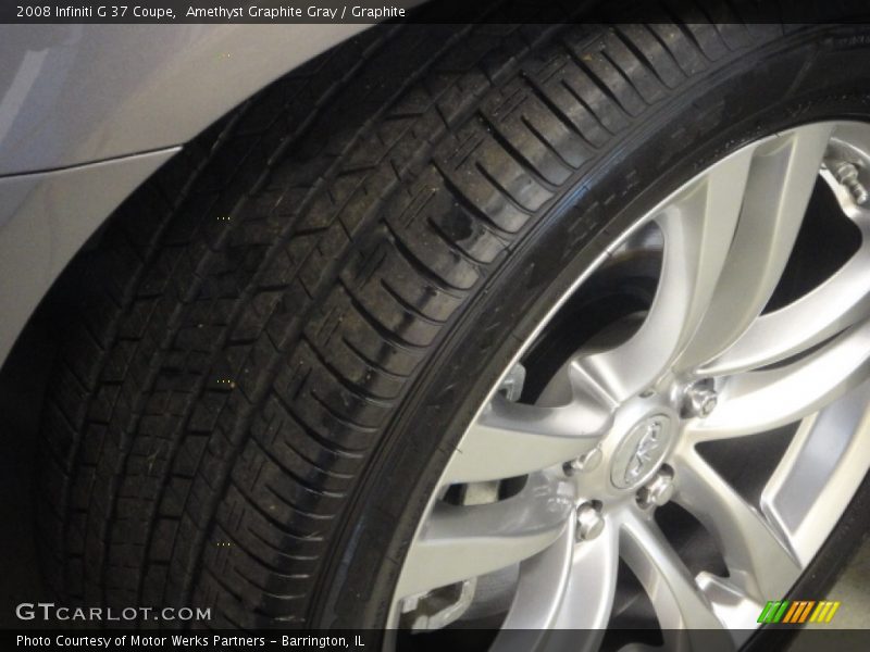Amethyst Graphite Gray / Graphite 2008 Infiniti G 37 Coupe
