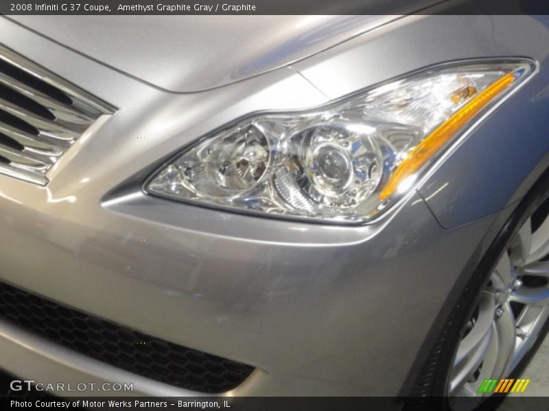 Amethyst Graphite Gray / Graphite 2008 Infiniti G 37 Coupe