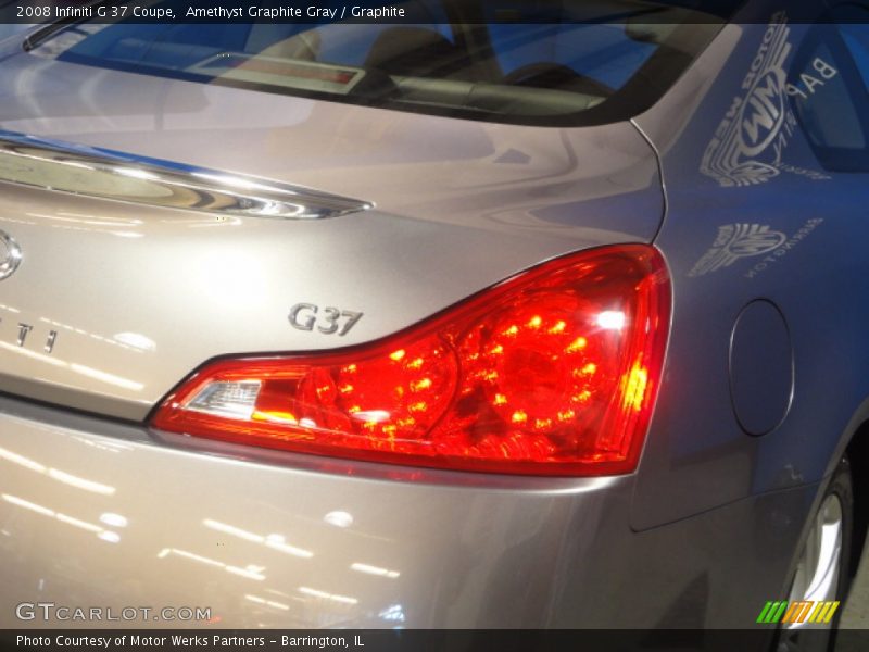 Amethyst Graphite Gray / Graphite 2008 Infiniti G 37 Coupe