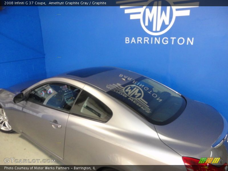 Amethyst Graphite Gray / Graphite 2008 Infiniti G 37 Coupe