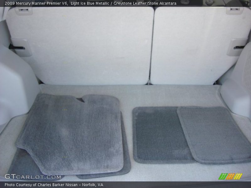Light Ice Blue Metallic / Greystone Leather/Stone Alcantara 2009 Mercury Mariner Premier V6