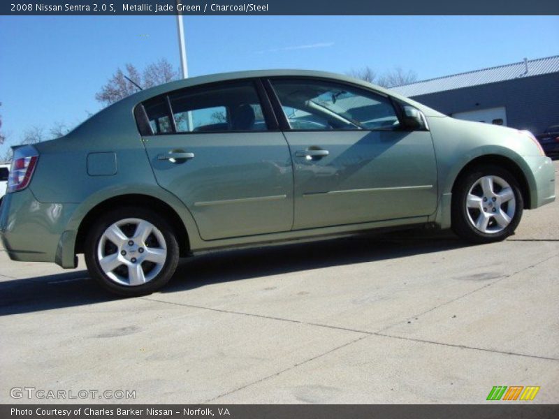 Metallic Jade Green / Charcoal/Steel 2008 Nissan Sentra 2.0 S