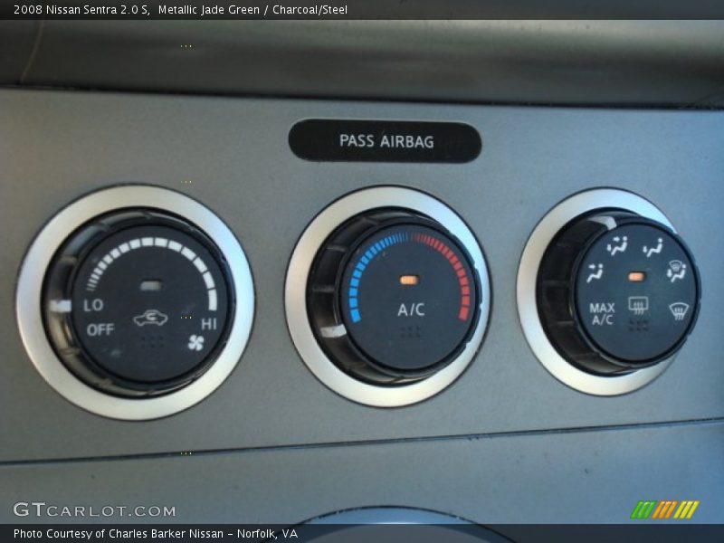 Metallic Jade Green / Charcoal/Steel 2008 Nissan Sentra 2.0 S