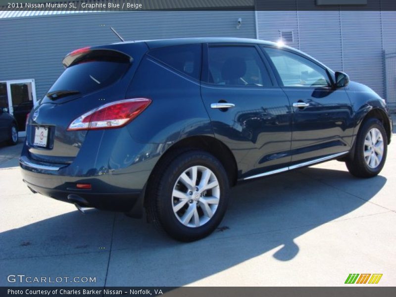 Graphite Blue / Beige 2011 Nissan Murano SL