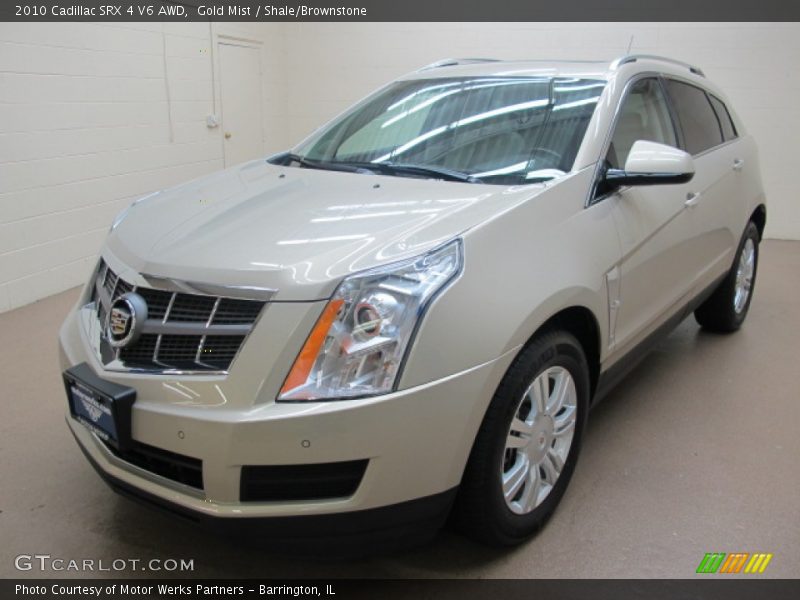 Gold Mist / Shale/Brownstone 2010 Cadillac SRX 4 V6 AWD