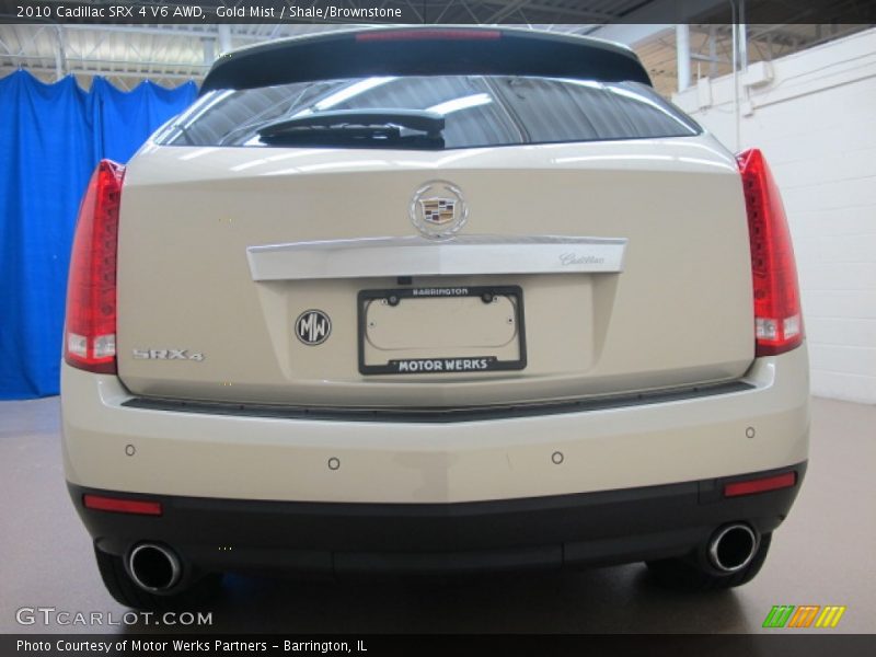 Gold Mist / Shale/Brownstone 2010 Cadillac SRX 4 V6 AWD