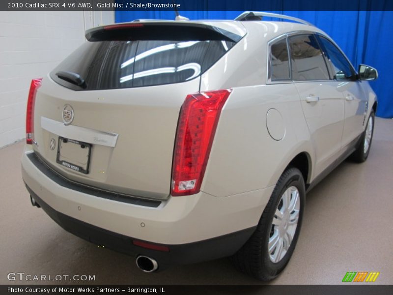 Gold Mist / Shale/Brownstone 2010 Cadillac SRX 4 V6 AWD