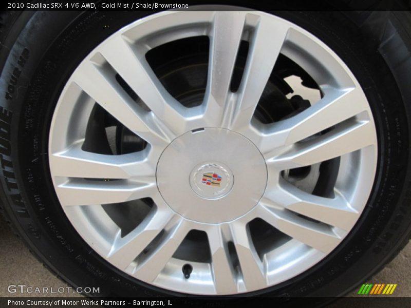 Gold Mist / Shale/Brownstone 2010 Cadillac SRX 4 V6 AWD