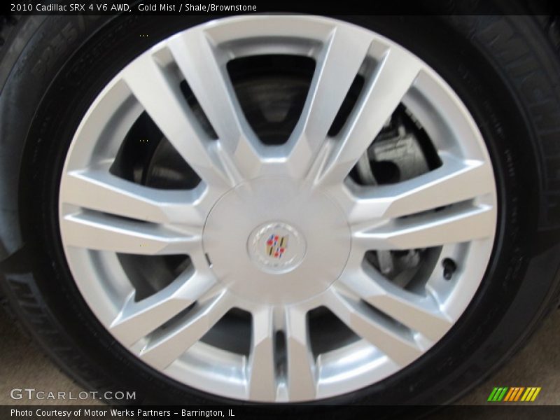 Gold Mist / Shale/Brownstone 2010 Cadillac SRX 4 V6 AWD