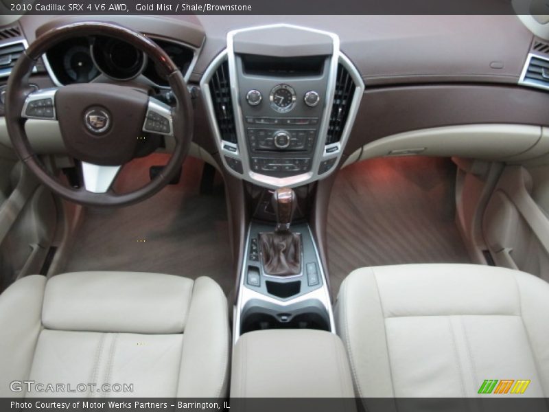 Gold Mist / Shale/Brownstone 2010 Cadillac SRX 4 V6 AWD