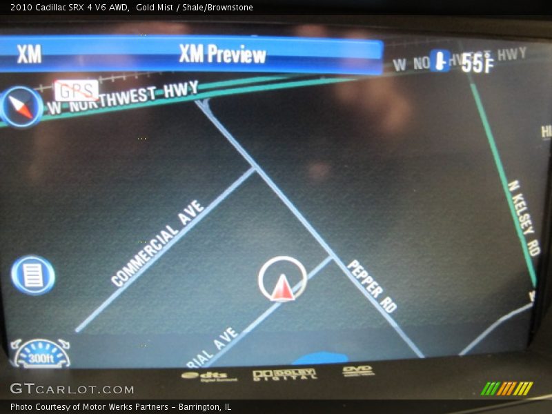 Gold Mist / Shale/Brownstone 2010 Cadillac SRX 4 V6 AWD