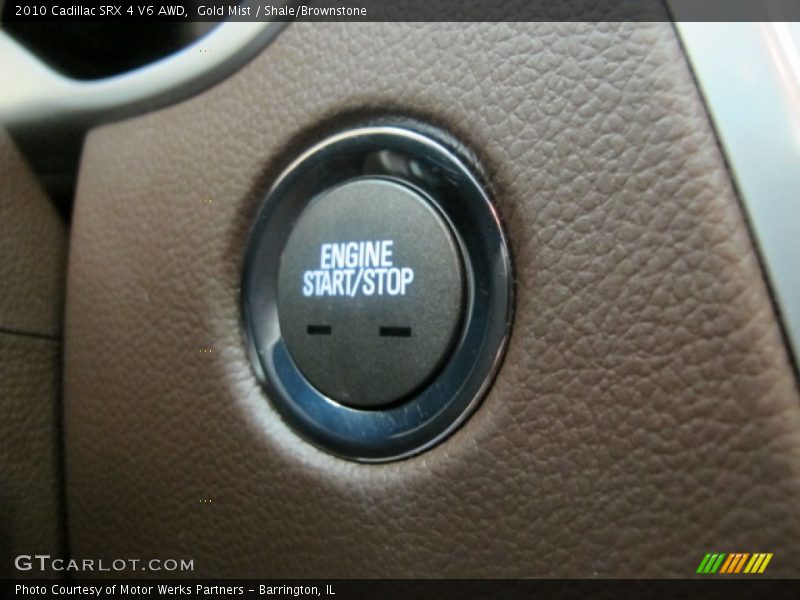 Gold Mist / Shale/Brownstone 2010 Cadillac SRX 4 V6 AWD