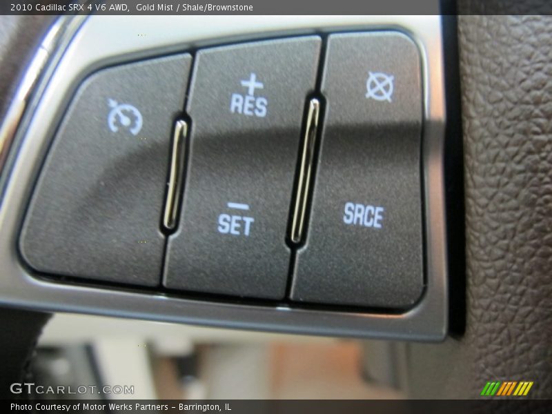 Gold Mist / Shale/Brownstone 2010 Cadillac SRX 4 V6 AWD
