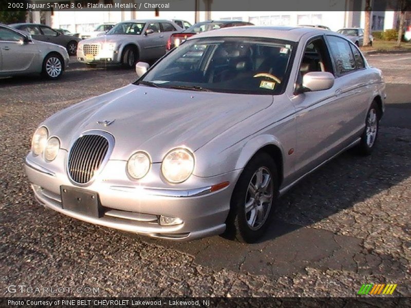 Platinum Metallic / Charcoal 2002 Jaguar S-Type 3.0