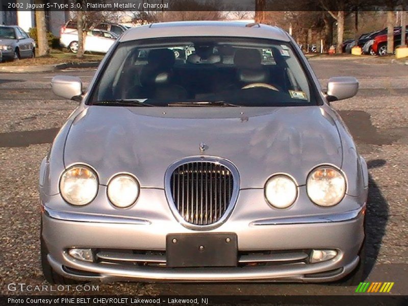 Platinum Metallic / Charcoal 2002 Jaguar S-Type 3.0