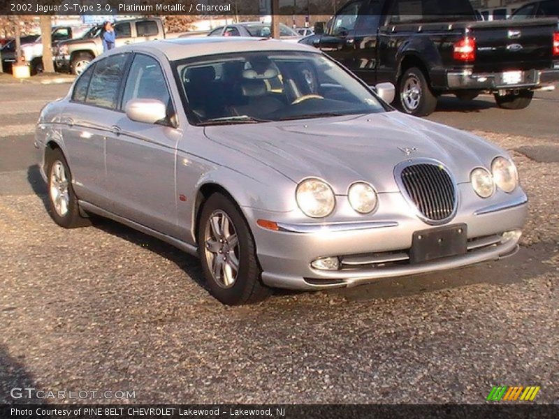 Platinum Metallic / Charcoal 2002 Jaguar S-Type 3.0