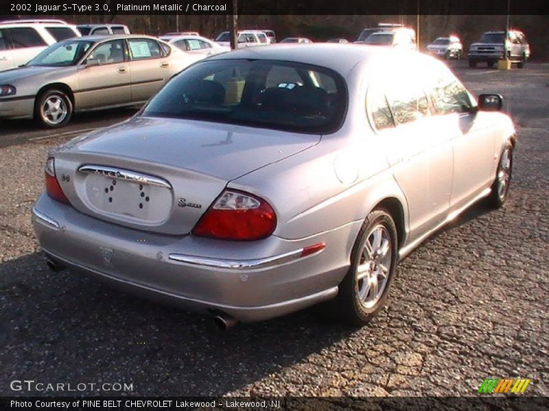 Platinum Metallic / Charcoal 2002 Jaguar S-Type 3.0