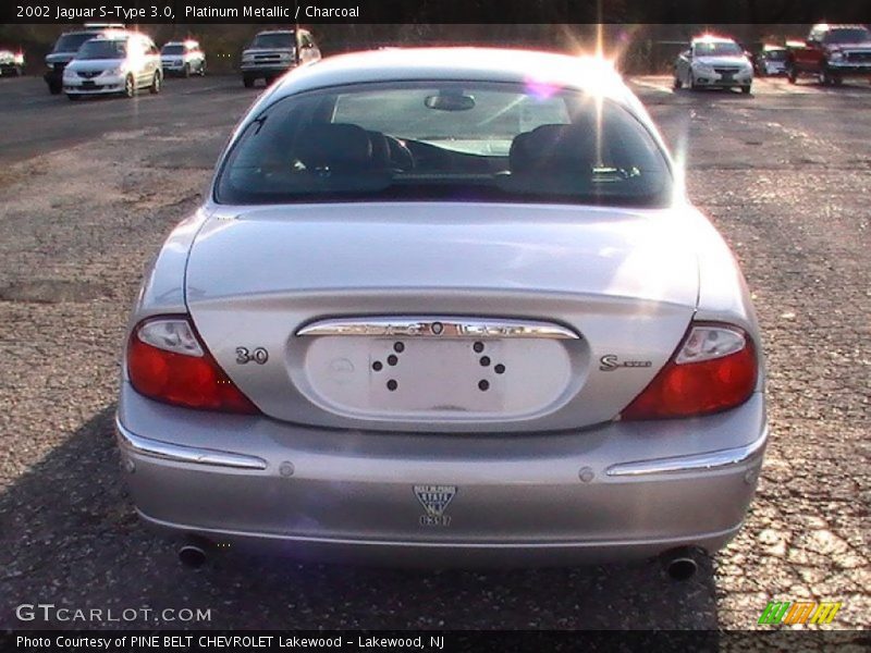 Platinum Metallic / Charcoal 2002 Jaguar S-Type 3.0