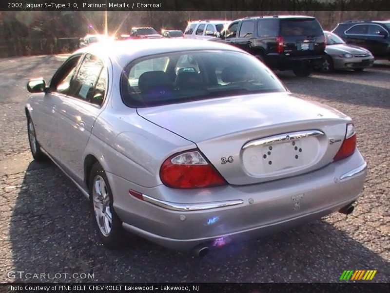 Platinum Metallic / Charcoal 2002 Jaguar S-Type 3.0
